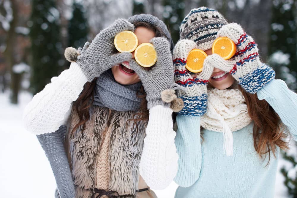 funny-girls-with-natural-vitamins-winter