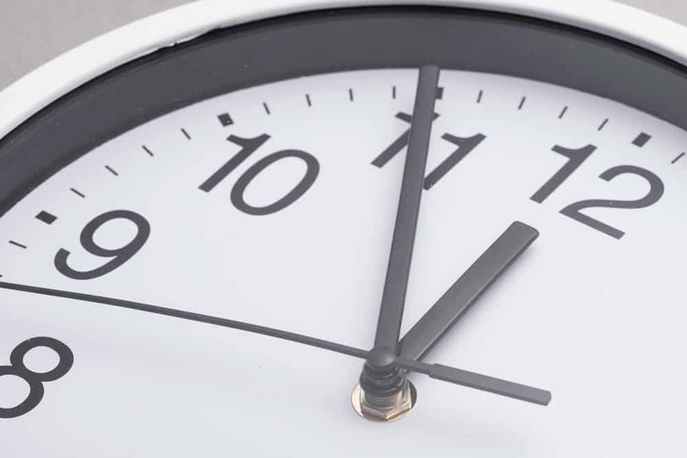 close-up-white-clock-face